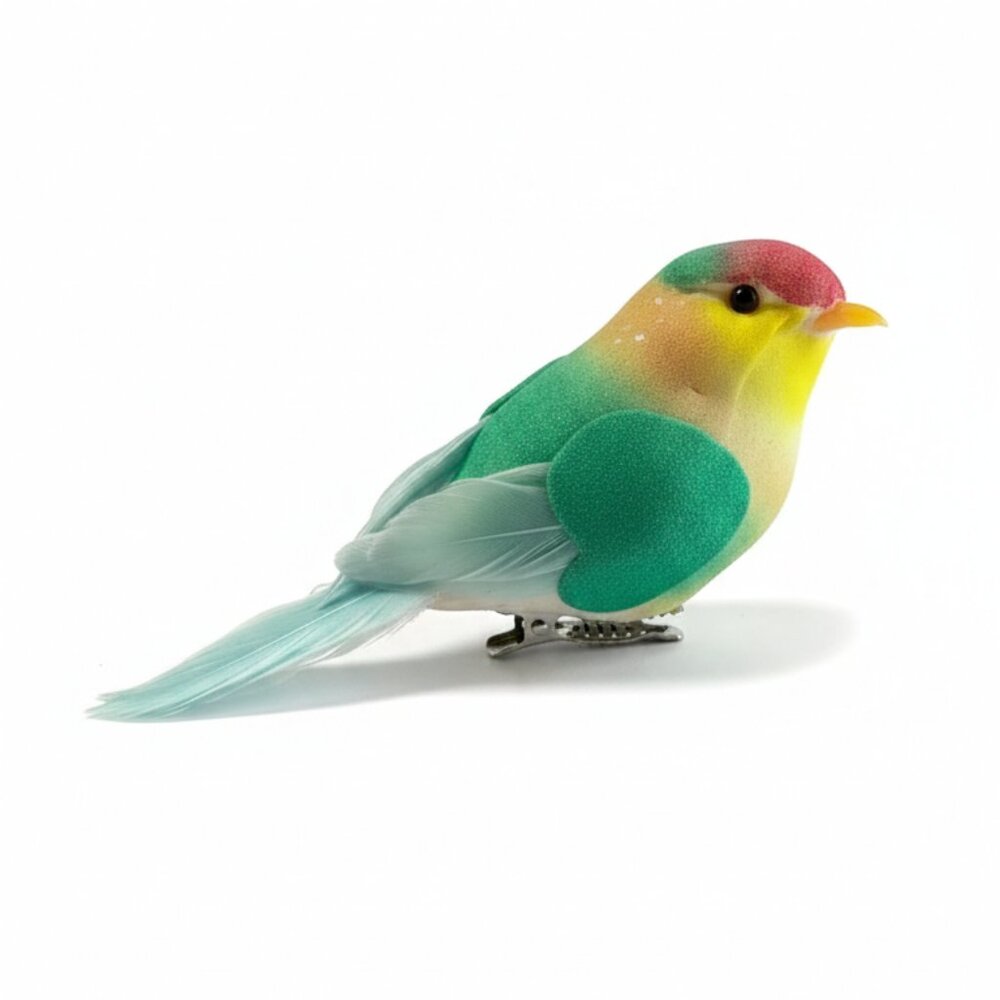 Colorful Tropical Bird Hair Clip - Vibrant Accessory